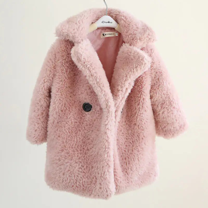 Big Kids Fur Coat In Autumn And Winter Coat - powell enterprise