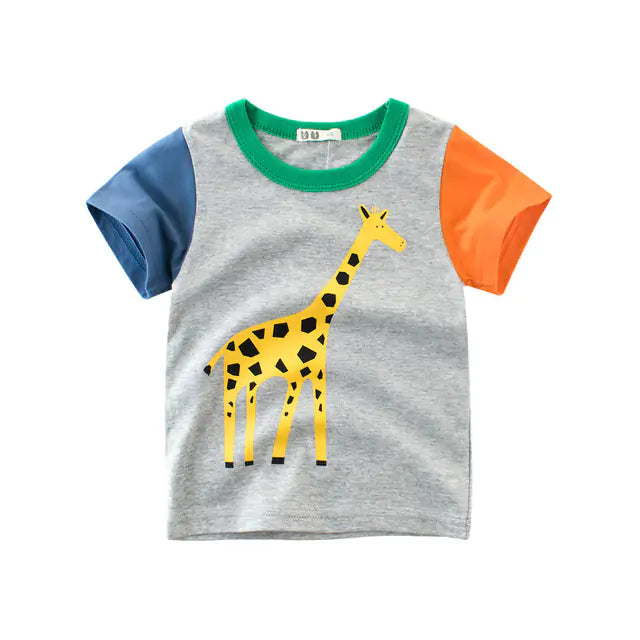 Children Cute Animals T-shirt - powell enterprise