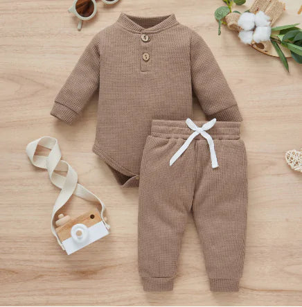 2Pcs Suit Toddler Long Sleeve Romper - powell enterprise