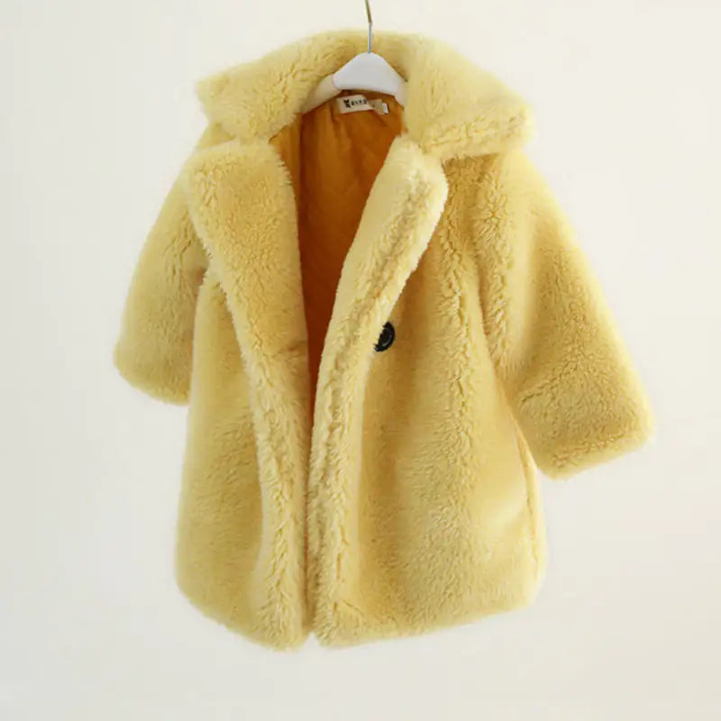 Big Kids Fur Coat In Autumn And Winter Coat - powell enterprise