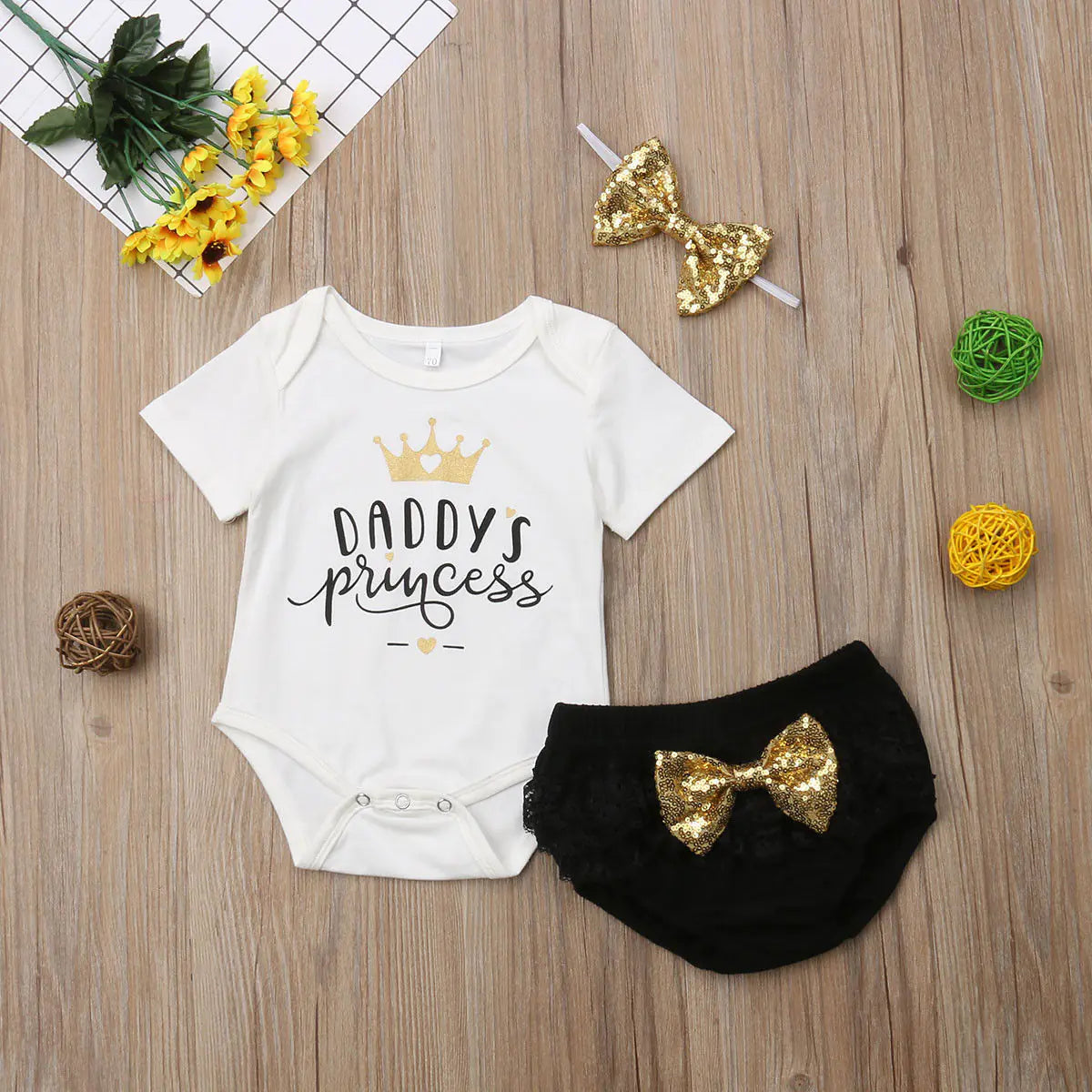 Daddy’s Princess Romper - powell enterprise