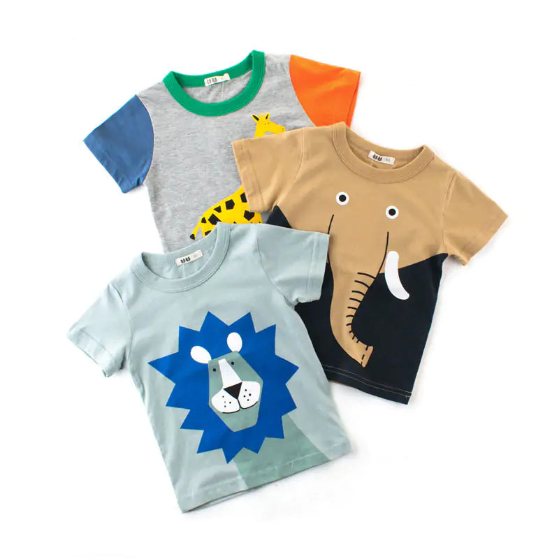 Children Cute Animals T-shirt - powell enterprise