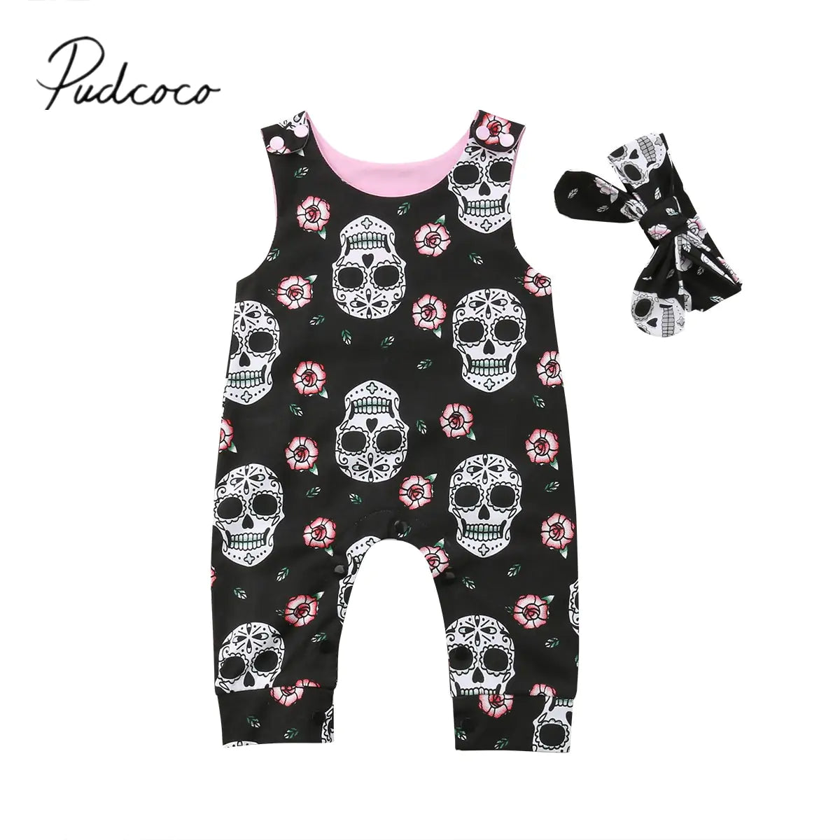 Baby Skull Romper Set - powell enterprise